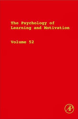 Portada del libro 9780123809087 The Psychology of Learning and Motivation, Vol. 52