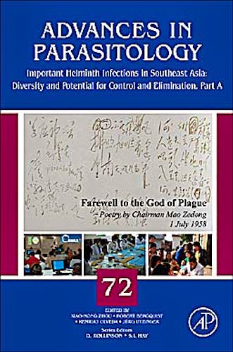 Portada del libro 9780123815132 Advances in Parasitology, Vol. 72: Important Helminth Infections in Southeast Asia: Diversity and Potential for Control and Elimination, Part A