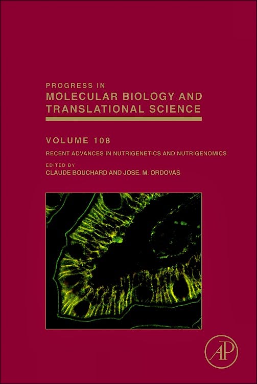 Portada del libro 9780123983978 Progress in Molecular Biology and Translational Science, Vol. 108: Recent Advances in Nutrigenetics and Nutrigenomics