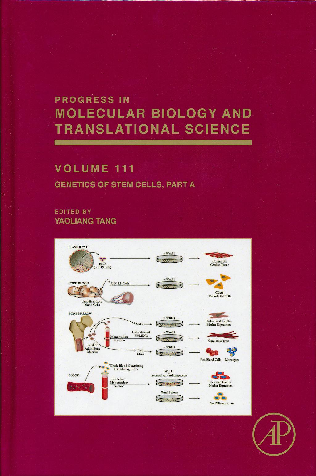 Portada del libro 9780123984593 Progress in Molecular Biology and Translational Science, Vol. 111: Genetics of Stem Cells, Part A