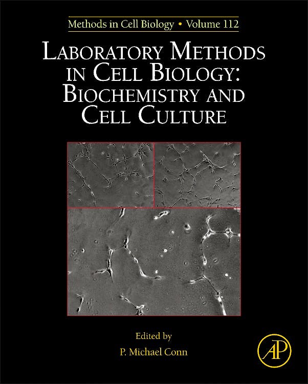 Portada del libro 9780124059146 Laboratory Methods in Cell Biology: Biochemistry and Cell Culture (Methods in Cell Biology, Vol. 112)