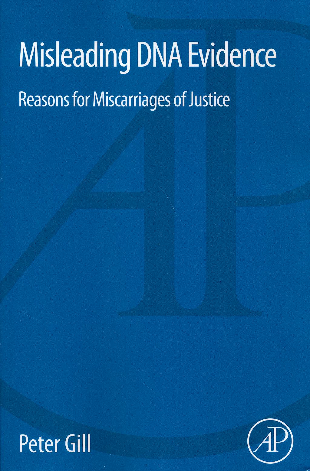 Portada del libro 9780124172142 Misleading DNA Evidence. Reasons for Miscarriages of Justice