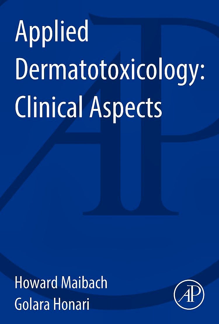 Portada del libro 9780124201309 Applied Dermatotoxicology. Clinical Aspects