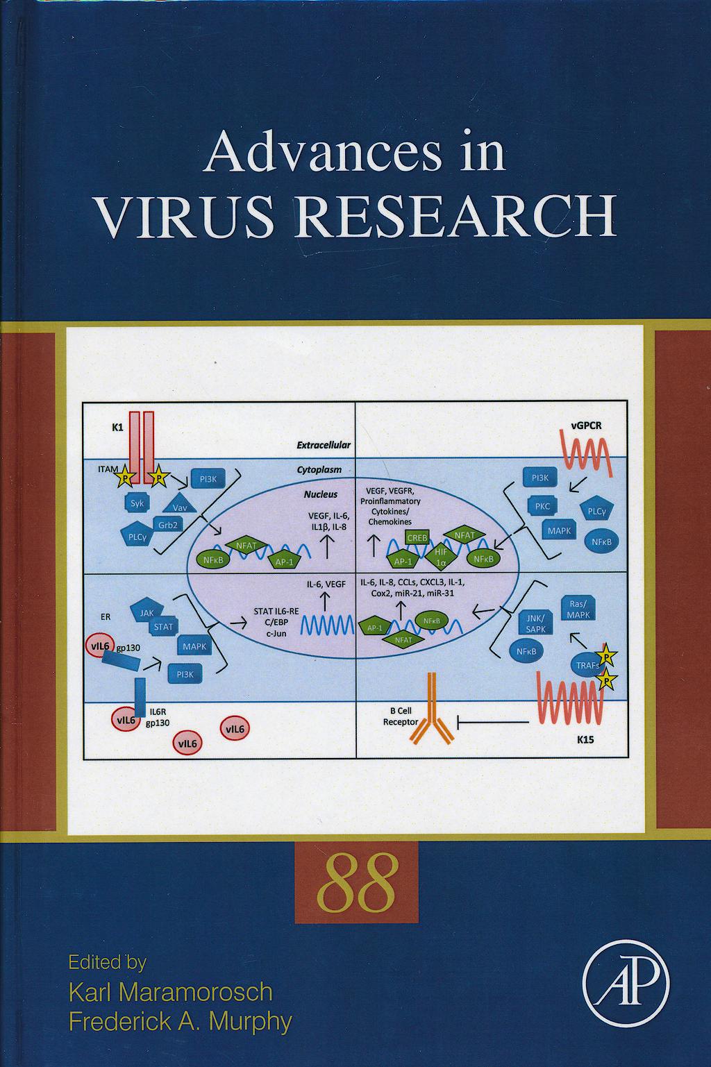 Portada del libro 9780128000984 Advances in Virus Research, Vol. 88