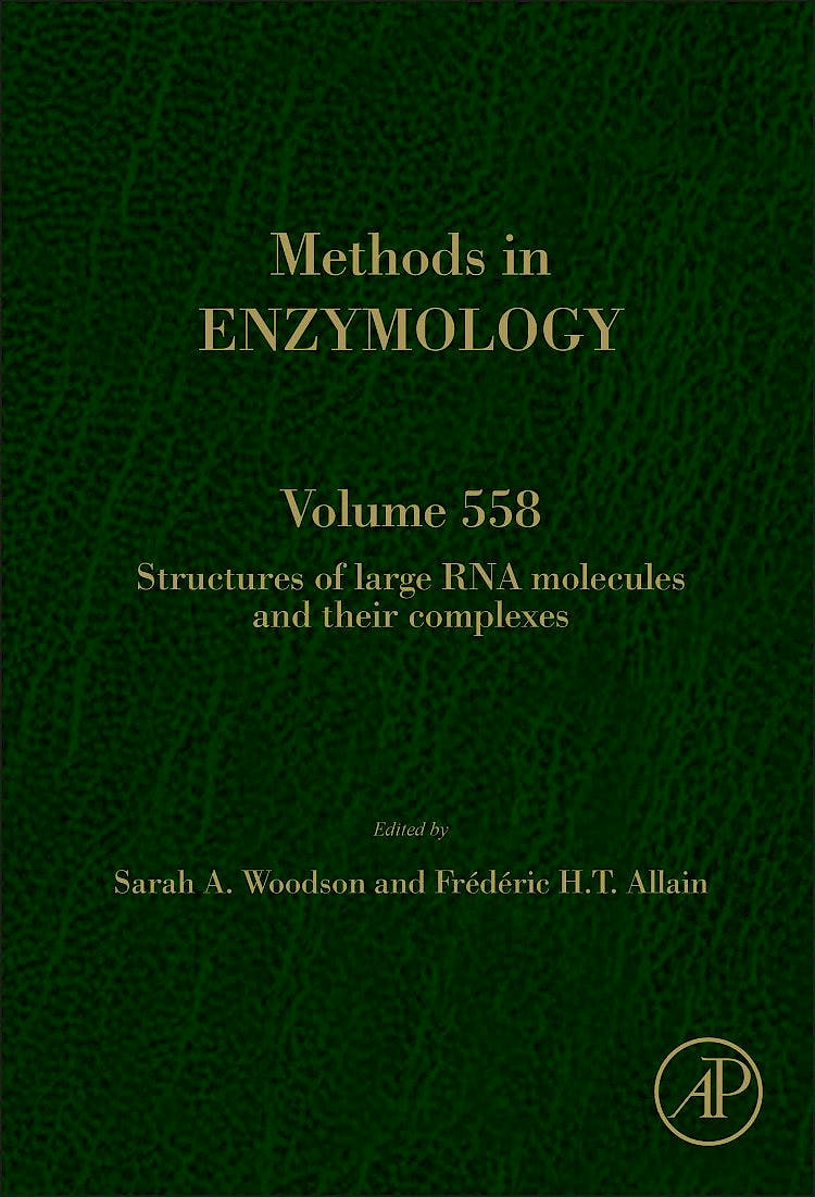 Portada del libro 9780128019344 Structures of Large Rna Molecules and Their Complexes (Methods in Enzymology, Vol. 558)