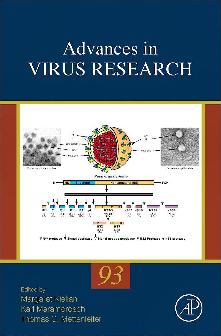 Portada del libro 9780128021798 Advances in Virus Research, Vol. 93
