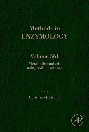 Portada del libro 9780128022931 Metabolic Analysis Using Stable Isotopes (Methods in Enzymology, Vol. 561)