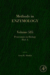 Portada del libro 9780128097427 Proteomics in Biology, Part A (Methods in Enzymology, Vol. 585)