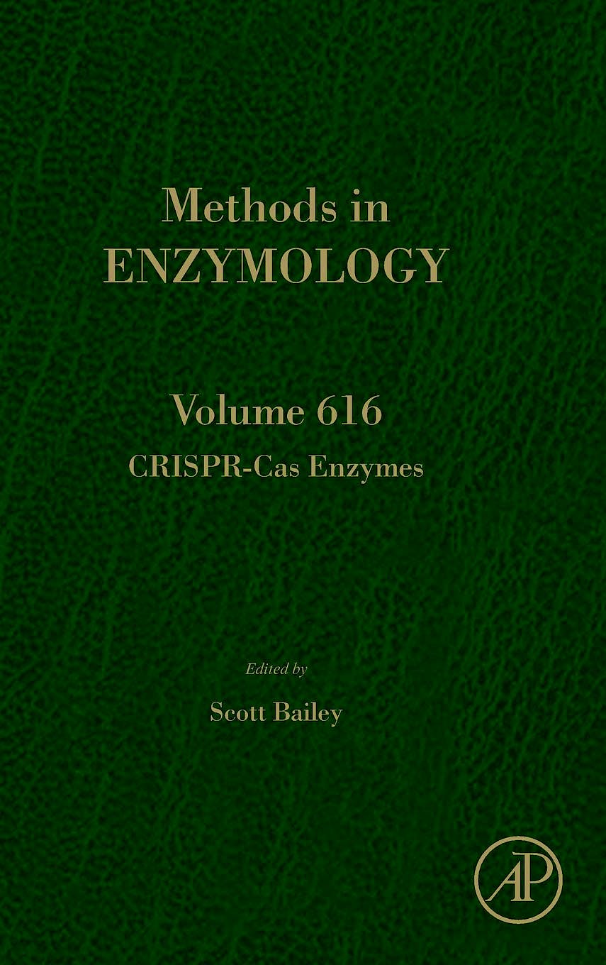Portada del libro 9780128167601 CRISPR-Cas Enzymes (Methods in Enzymology, Vol. 616)
