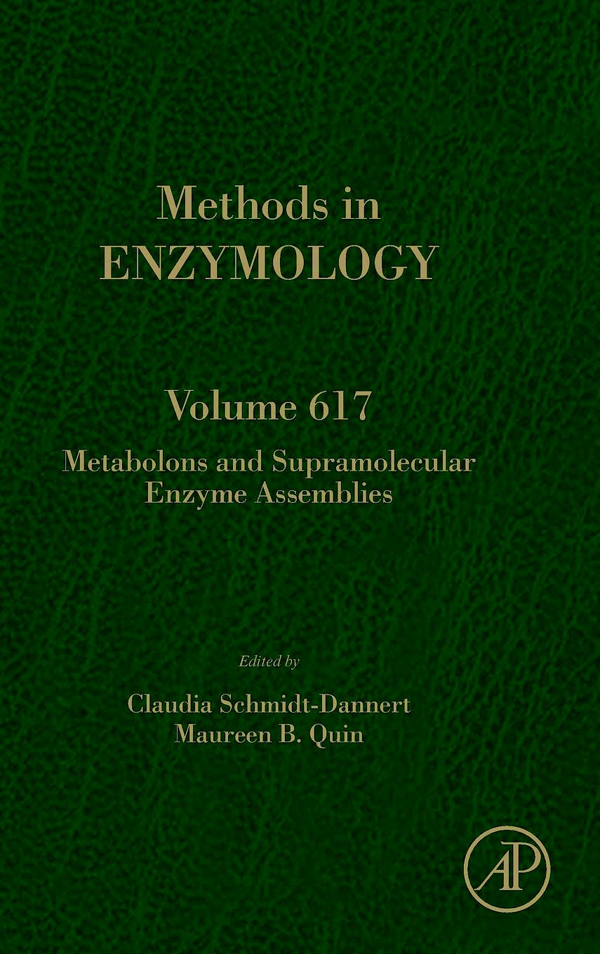 Portada del libro 9780128170748 Metabolons and Supramolecular Enzyme Assemblies (Methods in Enzymology, Vol. 617)
