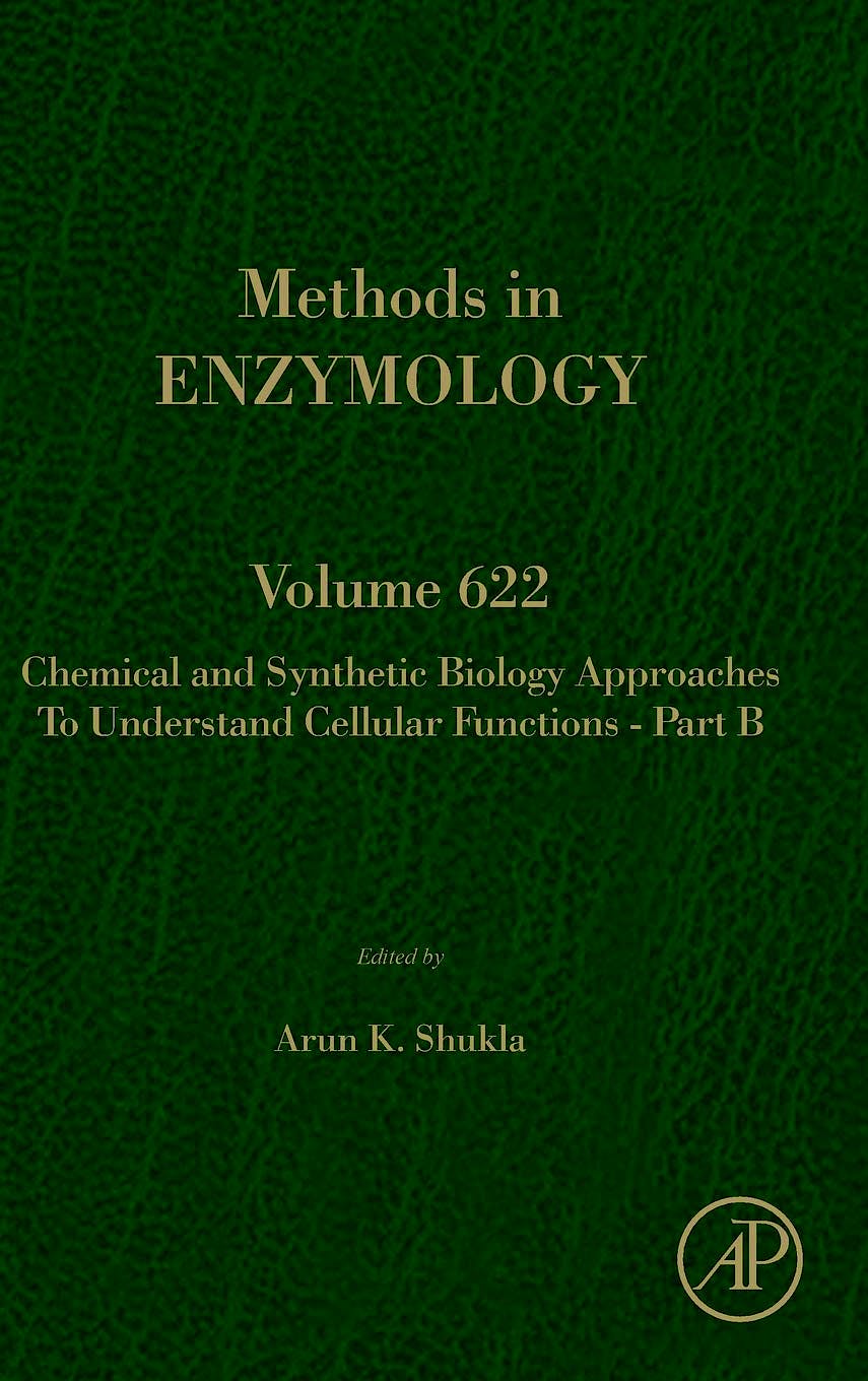 Portada del libro 9780128181195 Chemical and Synthetic Biology Approaches to Understand Cellular Functions - Part A (Methods in Enzymology, Vol. 622)