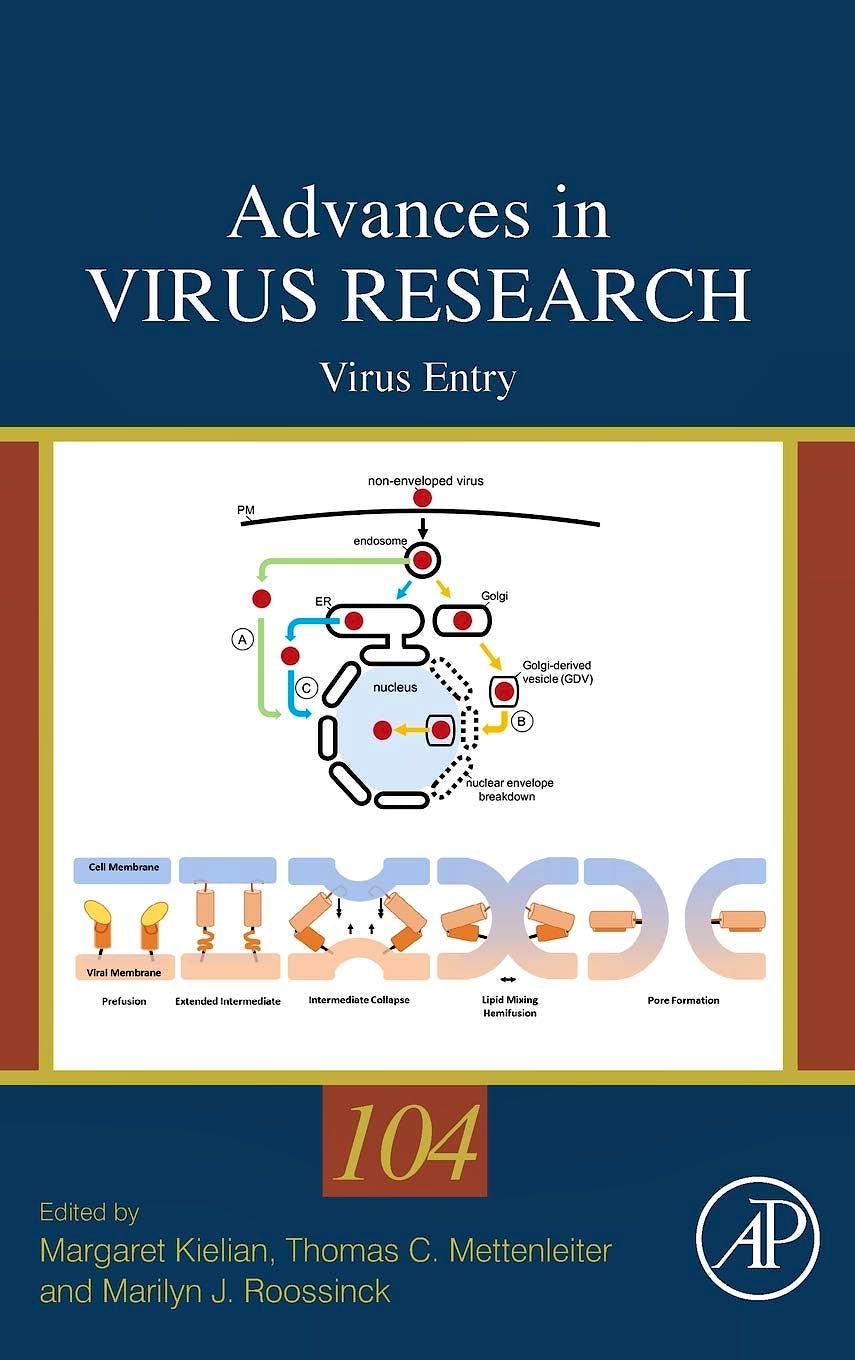 Portada del libro 9780128183946 Advances in Virus Research, Vol. 104