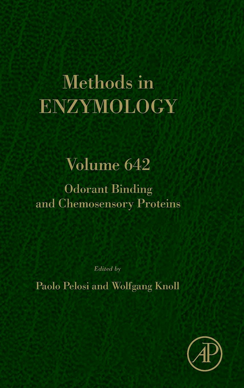 Portada del libro 9780128211571 Odorant Binding and Chemosensory Proteins (Methods in Enzymology, Vol. 642)