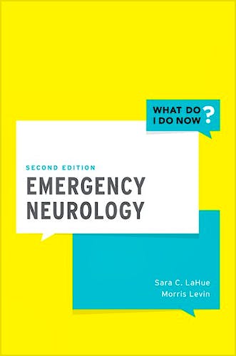 Portada del libro 9780190064303 Emergency Neurology. What Do I Know?