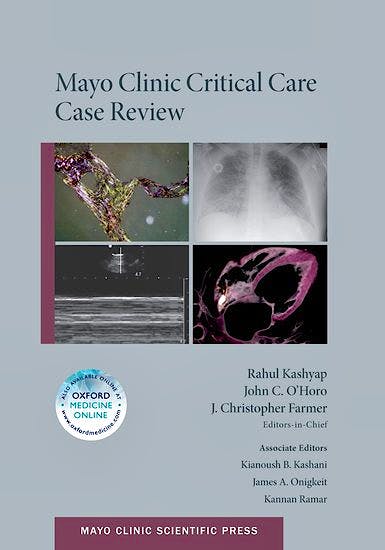 Portada del libro 9780190464813 Mayo Clinic Critical Care Case Review