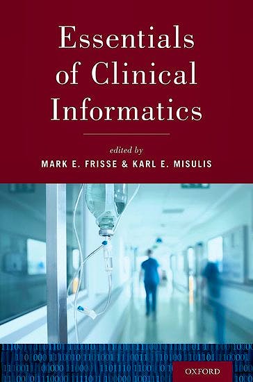Portada del libro 9780190855574 Essentials of Clinical Informatics