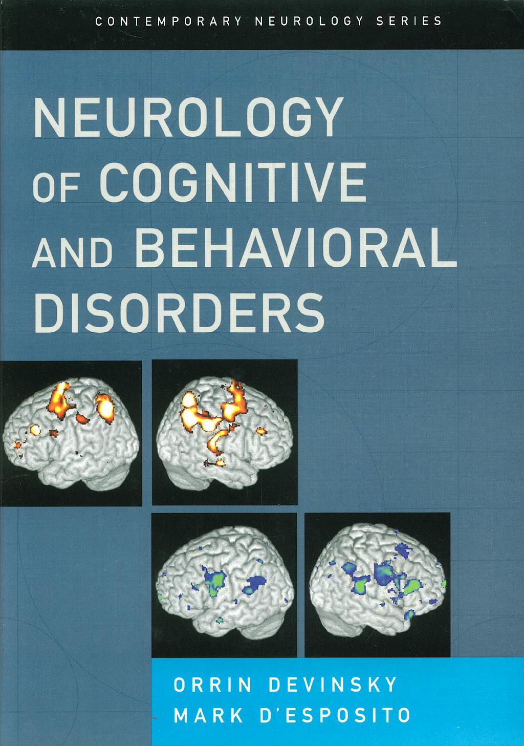 Portada del libro 9780195137644 Neurology of Cognitive and Behavioral Disorders