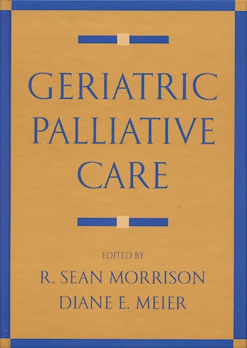 Portada del libro 9780195141917 Geriatric Palliative Care