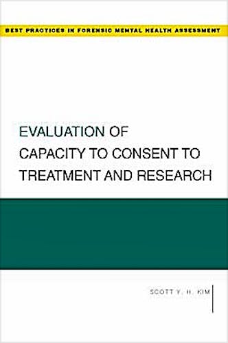 Portada del libro 9780195322958 Evaluation of Capacity to Consent to Treatment and Research