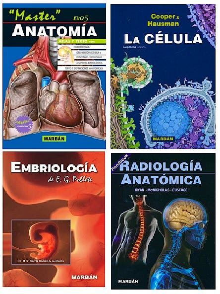 Portada del libro 9780198318347 Lote La Célula + Embriología de E.G. Poblete + Radiología Anatómica + Master Evo5 Anatomía (Pack Premium Estudiantes)