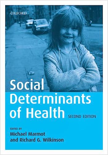 Portada del libro 9780198565895 Social Determinants of Health