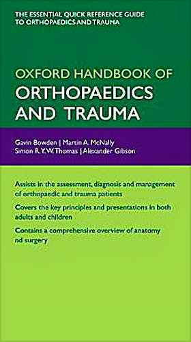 Portada del libro 9780198569589 Oxford Handbook of Orthopaedics and Trauma