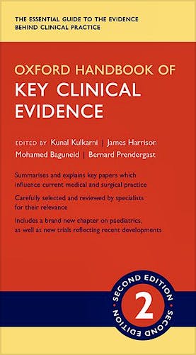 Portada del libro 9780198729426 Oxford Handbook of Key Clinical Evidence