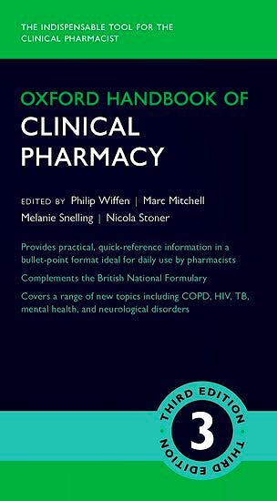 Portada del libro 9780198735823 Oxford Handbook of Clinical Pharmacy