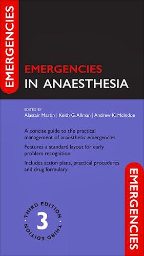 Portada del libro 9780198758143 Emergencies in Anaesthesia