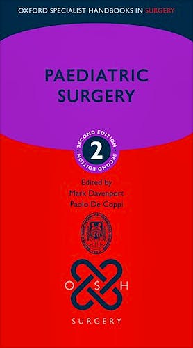 Portada del libro 9780198798699 Paediatric Surgery