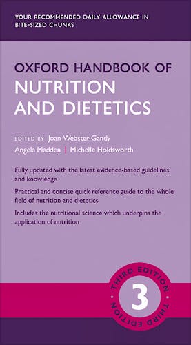 Portada del libro 9780198800132 Oxford Handbook of Nutrition and Dietetics