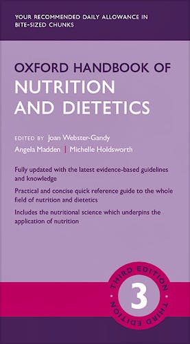 Portada del libro 9780198800132 Oxford Handbook of Nutrition and Dietetics