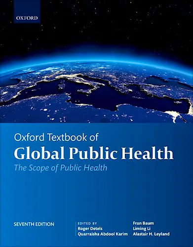 Portada del libro 9780198816805 Oxford Textbook of Global Public Health