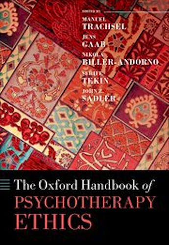 Portada del libro 9780198817338 Oxford Handbook of Psychotherapy Ethics
