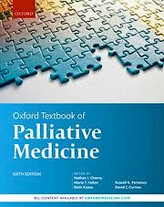 Portada del libro 9780198821328 Oxford Textbook of Palliative Medicine