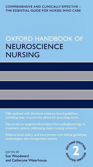 Portada del libro 9780198831570 Oxford Handbook of Neuroscience Nursing
