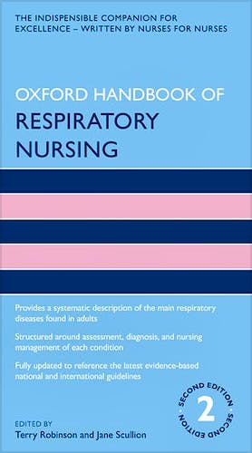 Portada del libro 9780198831815 Oxford Handbook of Respiratory Nursing