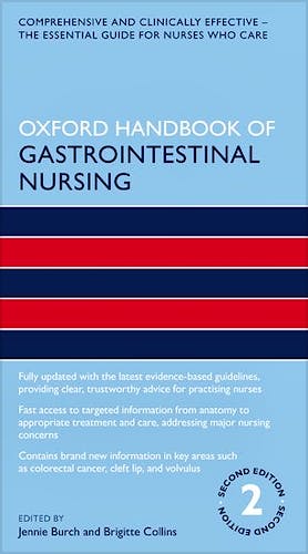 Portada del libro 9780198833178 Oxford Handbook of Gastrointestinal Nursing