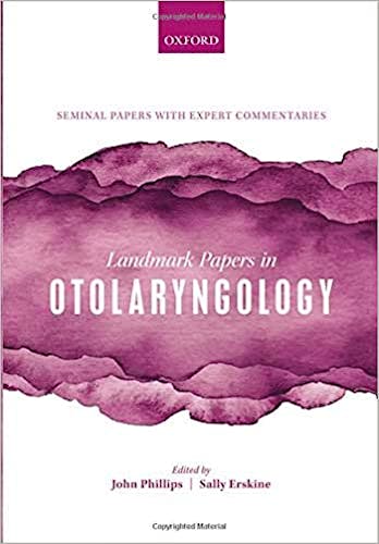 Portada del libro 9780198834281 Landmark Papers in Otolaryngology