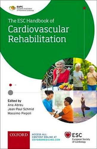 Portada del libro 9780198849308 The ESC Handbook of Cardiovascular Rehabilitation. A Practical Clinical Guide