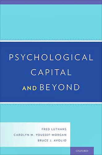 Portada del libro 9780199316472 Psychological Capital and Beyond