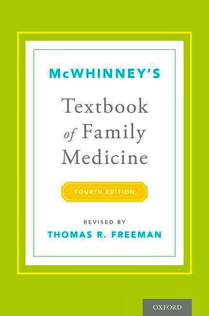 Portada del libro 9780199370689 McWhinney's Textbook of Family Medicine