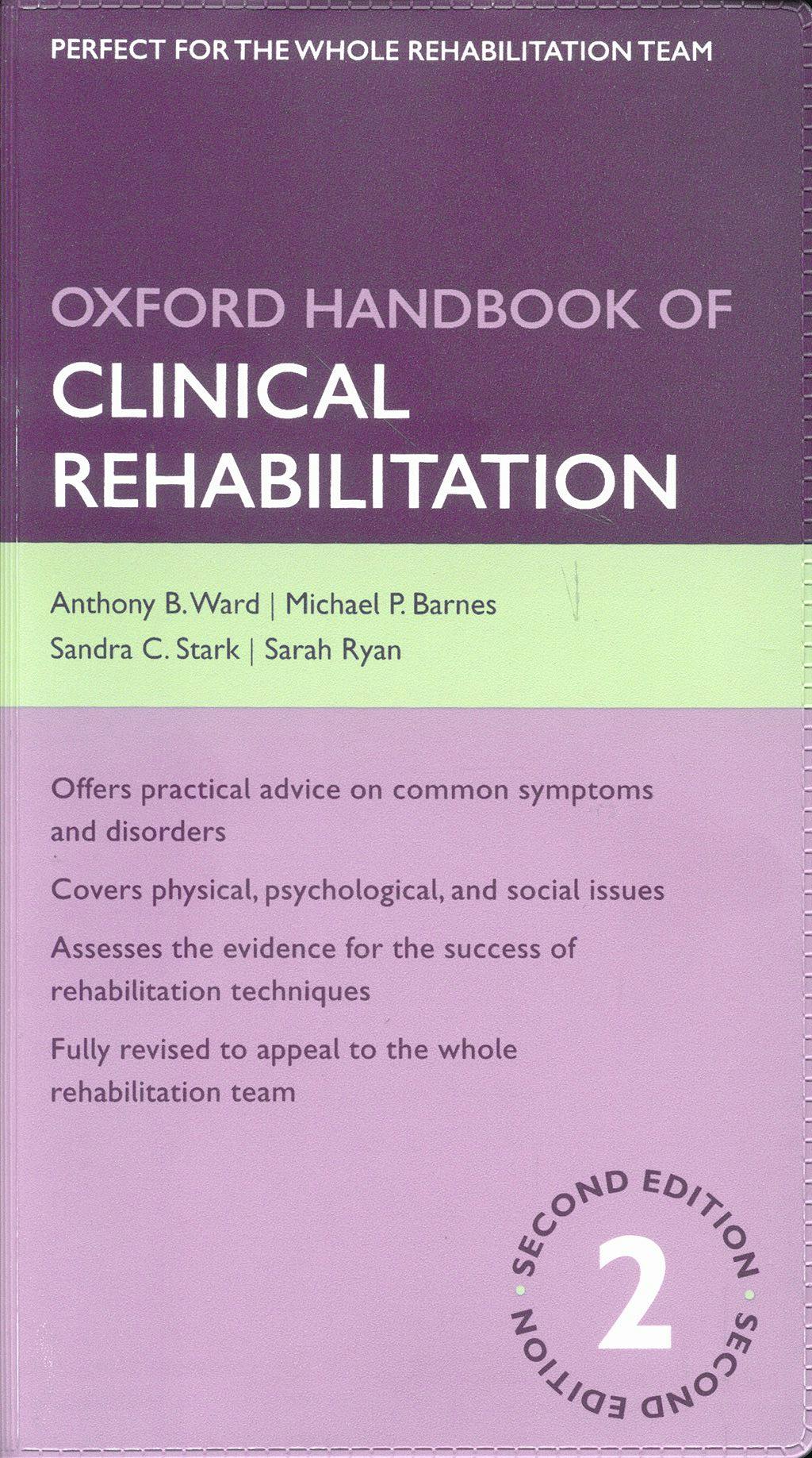 Portada del libro 9780199550524 Oxford Handbook of Clinical Rehabilitation