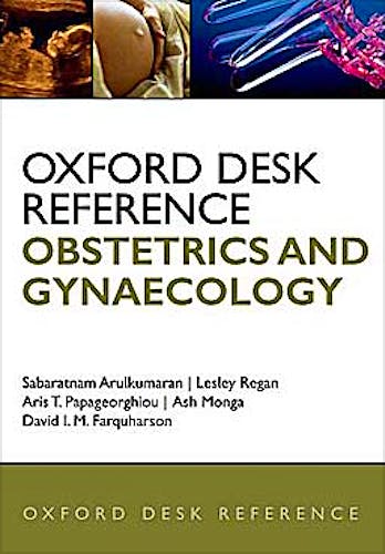 Portada del libro 9780199552214 Oxford Desk Reference. Obstetrics and Gynaecology