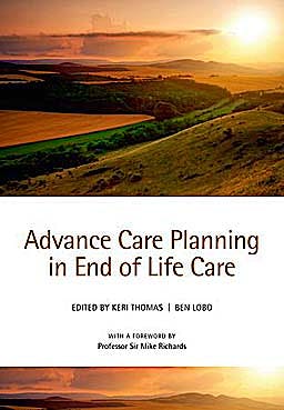 Portada del libro 9780199561636 Advance Care Planning in End of Life Care