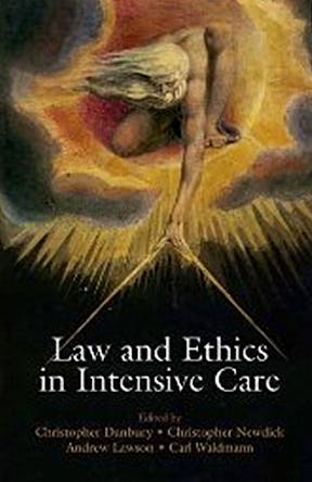 Portada del libro 9780199562039 Law and Ethics in Intensive Care