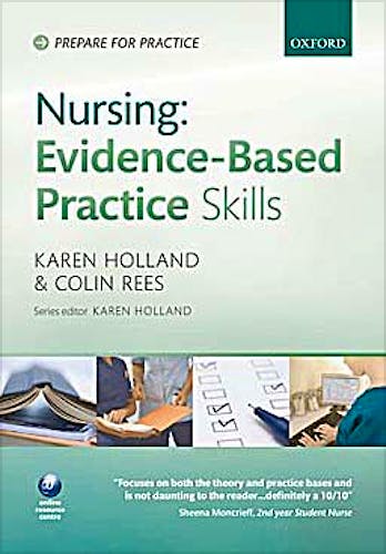 Portada del libro 9780199563104 Nursing Evidence-Based Practice Skills (Prepare for Practice)