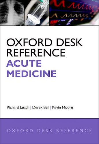 Portada del libro 9780199565979 Oxford Desk Reference. Acute Medicine