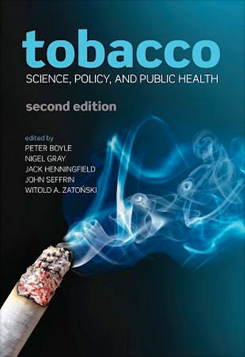 Portada del libro 9780199566655 Tobacco. Science, Policy and Public Health
