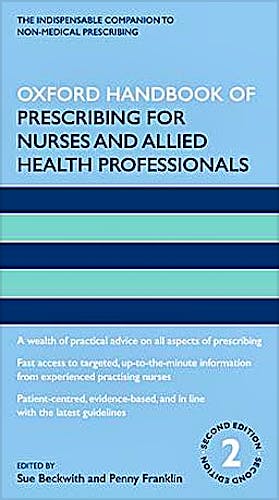 Portada del libro 9780199575817 Oxford Handbook of Prescribing for Nurses and Allied Health Professionals